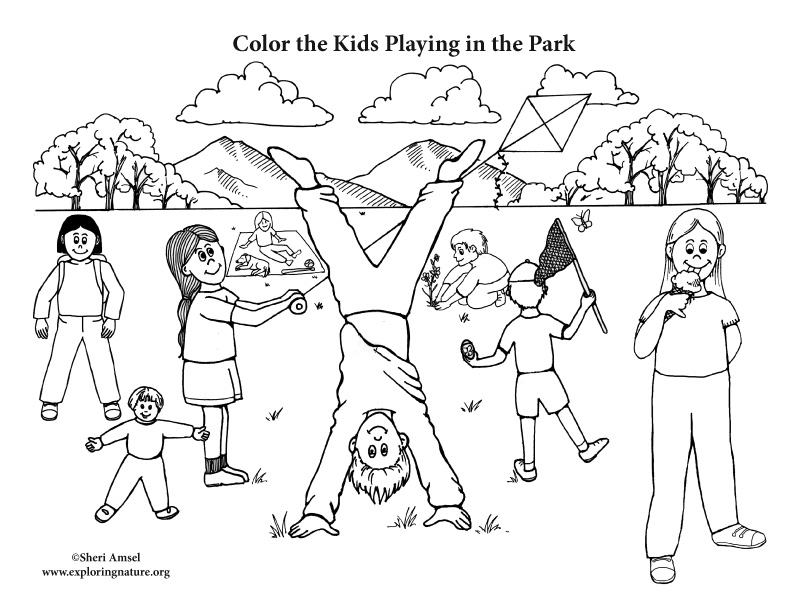 park coloring