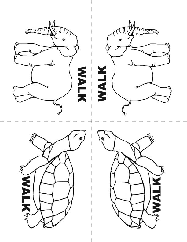 Locomotion Puppet Activity sheets